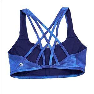 Lululemon blue bra